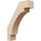 Ekena Millwork 5-inch W x 18-inch D x 24-inch H Merced Rough Cedar Woodgrain TimberThane Knee Brace, Primed BRCUR05X18X24MRCRCPR - alternate 1